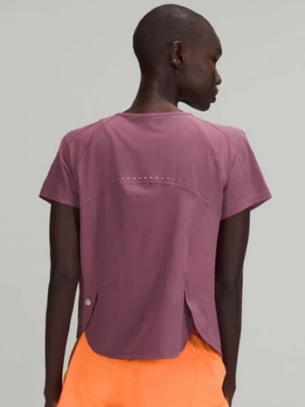 Lululemon Lightweight Stretch Run Short Sleeve Shirt In Vintage Plum